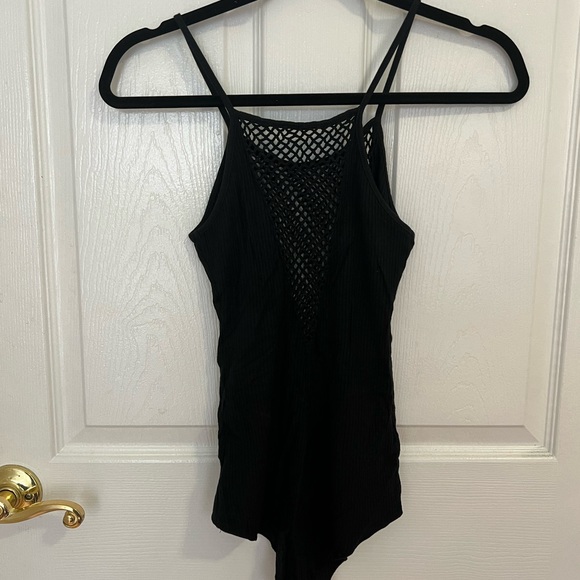 Emma & Sam Black Ribbed Bodysuit - Picture 6 of 7